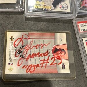 Autographed Basketball Trading Card
